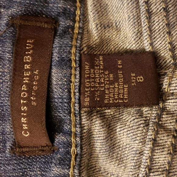 Christopher Blue jeans Size 8 - Picture 3 of 12